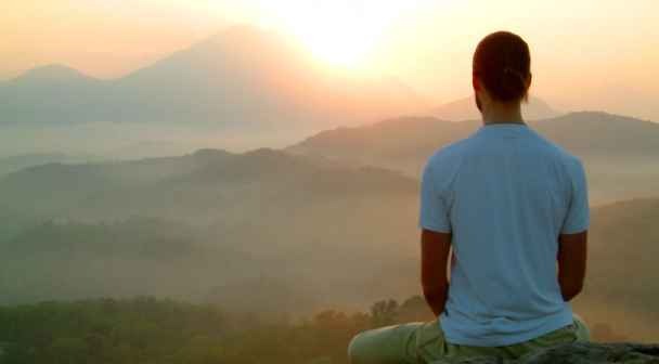 Suasana tenang untuk praktik yoga lembut